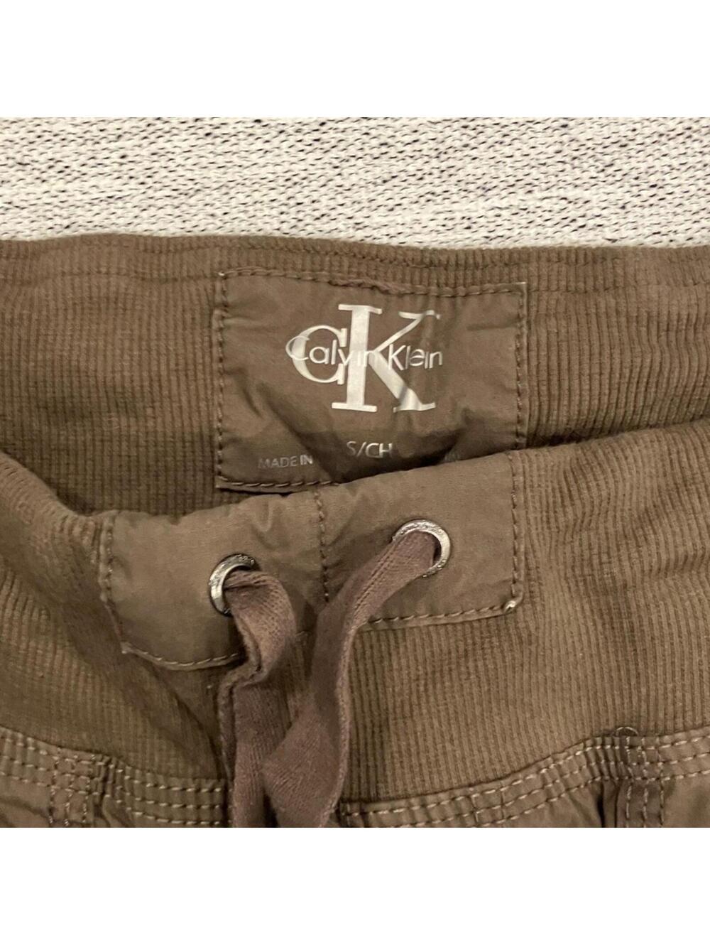 NWT Calvin Klein Cropped Casual Pants with Drawstring #244 - Picture 4 of 13